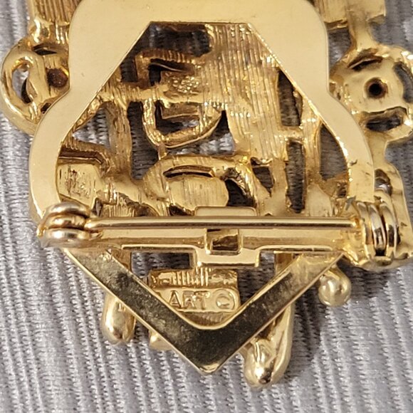 Vintage brooch signed by ART © - Picture 3 of 3